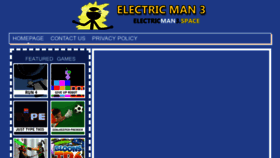 What Electricman3.space website looked like in 2020 (4 years ago)