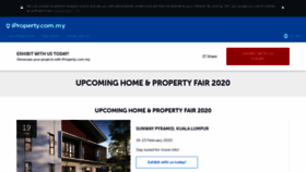 What Expo.iproperty.com website looked like in 2020 (4 years ago)