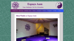 What Espacoaum.com.br website looked like in 2020 (4 years ago)