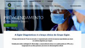 What Eigierdiagnosticos.com.br website looked like in 2020 (4 years ago)