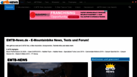 What Emtb-news.de website looked like in 2020 (4 years ago)