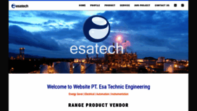What Esatech.co.id website looked like in 2020 (4 years ago)