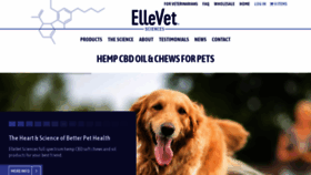What Ellevetsciences.com website looked like in 2020 (4 years ago)