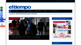 What Eltiempo.com.do website looked like in 2020 (4 years ago)