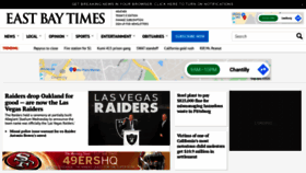 What Eastbaytimes.com website looked like in 2020 (4 years ago)
