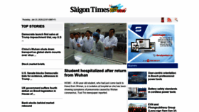 What English.thesaigontimes.vn website looked like in 2020 (4 years ago)
