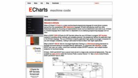 What Echarts.org website looked like in 2020 (4 years ago)