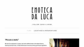 What Enotecadaluca.co.uk website looked like in 2020 (4 years ago)