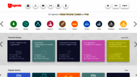 What Euagenda.eu website looked like in 2020 (5 years ago)