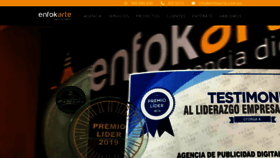 What Enfokarte.com.pe website looked like in 2020 (4 years ago)