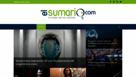 What Elsumario.com website looked like in 2020 (4 years ago)