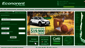 What Econorent.cl website looked like in 2020 (4 years ago)