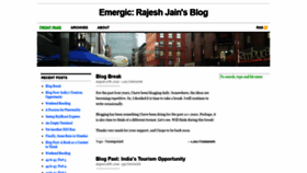 What Emergic.org website looked like in 2020 (4 years ago)