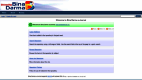 What Eprints.binadarma.ac.id website looked like in 2020 (4 years ago)