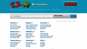 What Ezwebdirectory.com website looked like in 2020 (4 years ago)