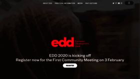 What Eudevdays.eu website looked like in 2020 (4 years ago)
