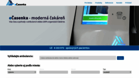 What Ecasenka.sk website looked like in 2020 (4 years ago)