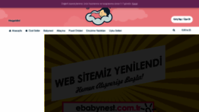 What Ebabynest.com website looked like in 2020 (4 years ago)