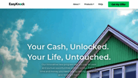 What Easyknock.com website looked like in 2020 (4 years ago)