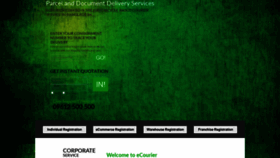 What Ecourier.com.bd website looked like in 2020 (4 years ago)