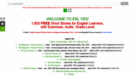 What Eslyes.com website looked like in 2020 (4 years ago)