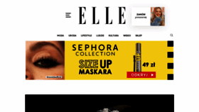 What Elle.pl website looked like in 2020 (4 years ago)
