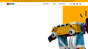 What Education.lego.com website looked like in 2020 (4 years ago)