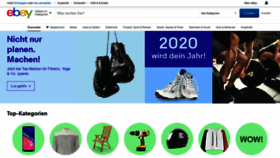 What Ebay.at website looked like in 2020 (4 years ago)