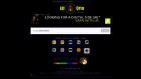 What Elfqrin.com website looked like in 2020 (4 years ago)
