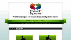 What Empleo.gob.mx website looked like in 2020 (4 years ago)