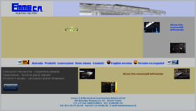 What Emmeca.it website looked like in 2020 (4 years ago)