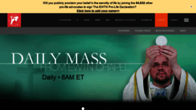What Ewtn.com website looked like in 2020 (4 years ago)