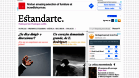 What Estandarte.com website looked like in 2020 (4 years ago)