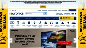 What Euronics.lv website looked like in 2020 (4 years ago)