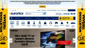 What Euronics.lv website looked like in 2020 (5 years ago)