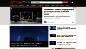 What Extremetech.com website looked like in 2020 (4 years ago)