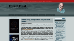 What Edzardernst.com website looked like in 2020 (4 years ago)