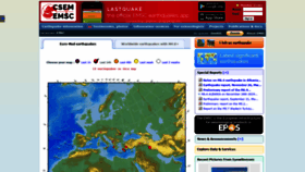 What Emsc.eu website looked like in 2020 (4 years ago)