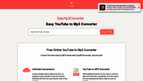 What Easymp3converter.com website looked like in 2020 (4 years ago)