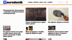 What Eurodomik.ru website looked like in 2020 (4 years ago)