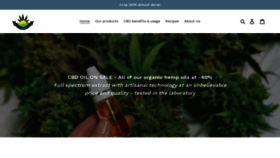 What Eco-cannabis.eu website looked like in 2020 (4 years ago)