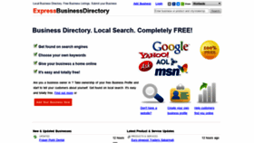 What Expressbusinessdirectory.com website looked like in 2020 (4 years ago)
