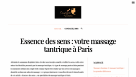 What Essence-des-sens.fr website looked like in 2020 (4 years ago)