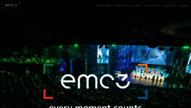 What Emc3.eu website looked like in 2020 (4 years ago)