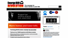 What Energybillrevolution.org website looked like in 2020 (4 years ago)