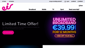 What Eircom.net website looked like in 2020 (5 years ago)