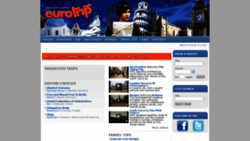 What Eurotrip.com website looked like in 2020 (4 years ago)