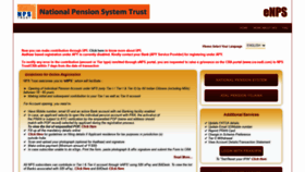 What Enps.nsdl.com website looked like in 2020 (5 years ago)