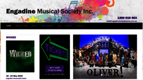 What Engadinemusicalsociety.com.au website looked like in 2020 (4 years ago)