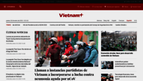 What Es.vietnamplus.vn website looked like in 2020 (4 years ago)